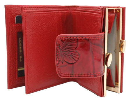 Leather wallet RFID PETERSON PTN 42329-BF