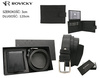 Men's Gift Set: Snap-Closure Wallet and Eco-Leather Belt Rovicky R-N003L-120-PU03 BLACK