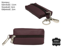 Leather Key Pouch SKL-001-NDM Purple