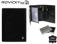 Portfel męski skórzany N575-RVT Black