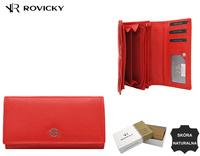 Portfel damski skórzany R-D1521-NCD Red