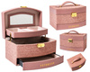 Pink Eco-Leather Jewelry Box Peterson PTN SZK-02