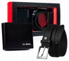 Gift Set: Leather Wallet and Belt with Traditional Buckle - Pierre Cardin® ZM-PC30