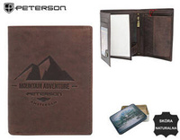 PETERSON PTN N4-BE-MOUN RFID leather wallet