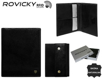 Portfel męski skórzany N02-RVT Black