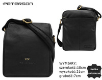 PETERSON leather bag PTN 5031-NDM