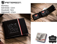 PETERSON PTN 304P-02 RFID leather wallet