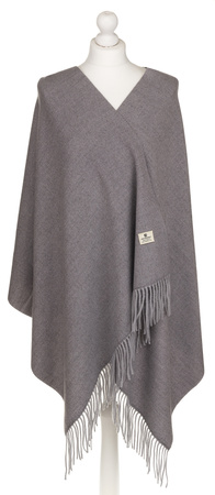 Large Women's Scarf with Fringes Peterson PTN SPV73 Grey