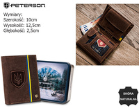 PETERSON PTN 317-P-UP UA RFID leather wallet