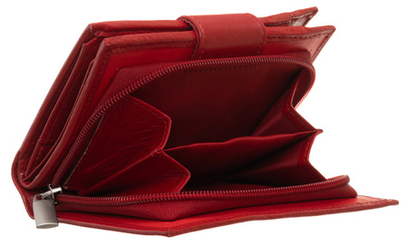 WOMEN'S leather wallet RD-05-GCL-NL Red