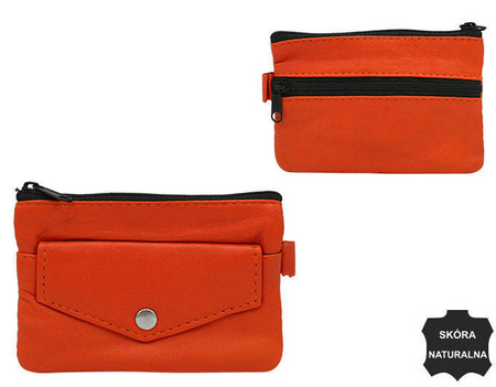 Leather key ring KC-01-LN ORANGE