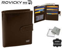 Portfel skórzany RFID ROVICKY PC-106L-BAR