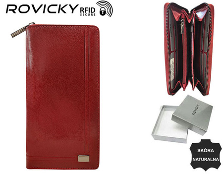 Portfel damski skórzany CPR-8794-BAR Red