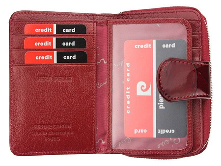 PIERRE CARDIN 02 LEAF leather wallet 115 no discount