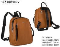 Plecak z eko skóry R-PL-6727 Camel