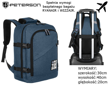 PETERSON PTN PLG-02-T polyester backpack