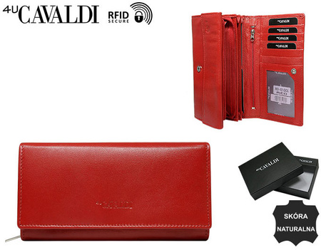 4U CAVALDI R-RD-12-GCL RFID leather wallet