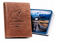 PETERSON PTN N4-BE-BEAR RFID leather wallet