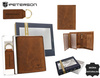 Men’s Gift Set: Nubuck Leather Wallet and Keychain PETERSON PTN SET-M-N4-CHM