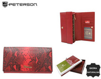 Portfel skórzany PTN SM-411 Red