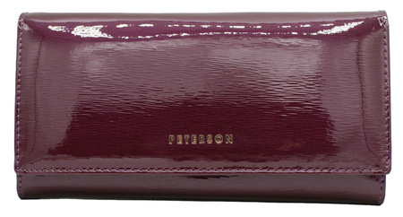 Women's leather wallet PTN 42122-SH Purple