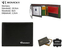 Portfel męski skórzany R-RM-24-15-GCL Multi Black