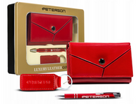 Peterson Gift Set: Wallet, Pen, and Keychain PTN ZD39