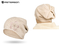 Czapka damska PTN HAT-02 Beige