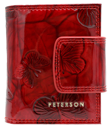 Leather wallet RFID PETERSON PTN 42329-BF