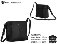 PETERSON leather bag PTN TOR-348-SNC