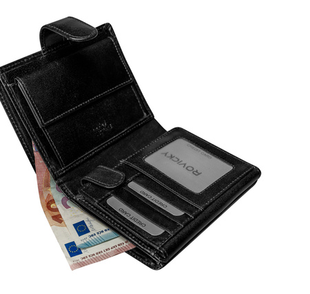 ROVICKY PC-102L-BAR RFID leather wallet