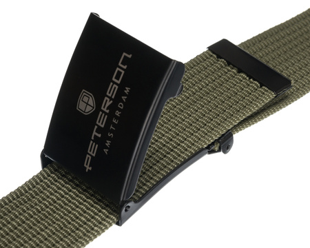 PETERSON PTN BLACK-GREEN webbing belt