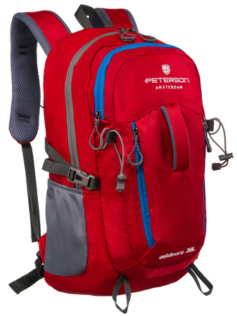 Plecak turystyczny PTN JPS-02 Red+Blue