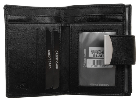 WOMEN'S leather wallet RD-04-GCL-NL Black