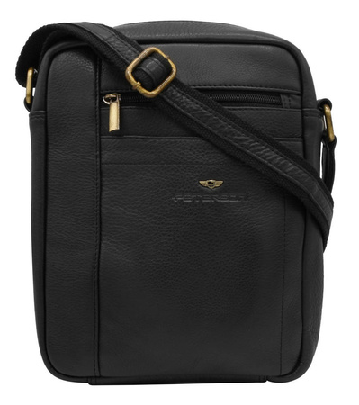 Torba skórzana PTN 8022-NDM BLACK