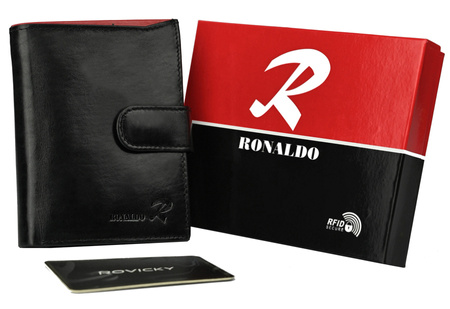 RONALDO N104L-VT RFID leather wallet