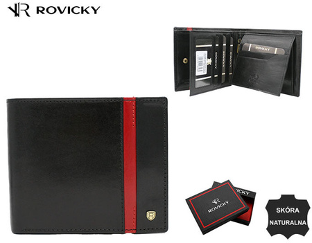 Leather wallet RFID ROVICKY 22323-RVTP