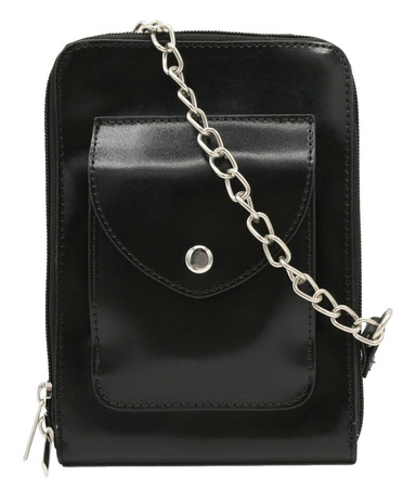 Leather bag 4822-SB Black