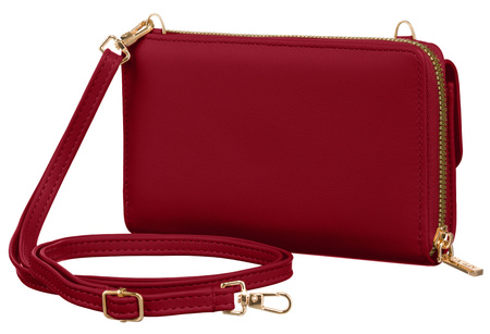 PU handbag-wallet M-11-7928 Red