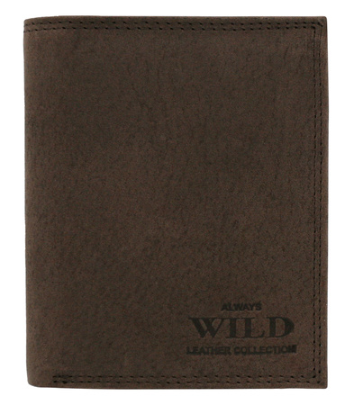 Leather wallet CZ-13-HLF Brown