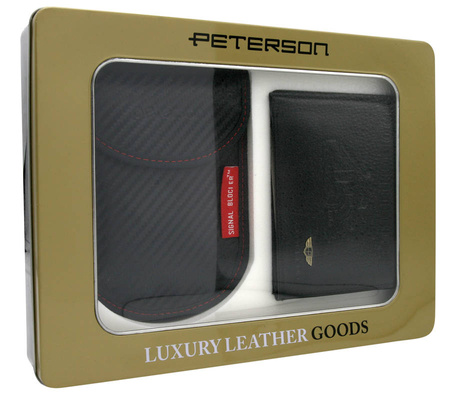 Gift Set: Men's Wallet + Key and Card Holder PTN ZM21 Peterson