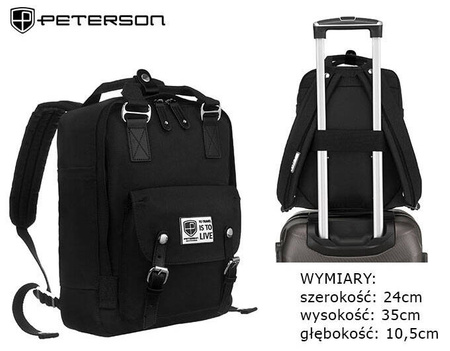 PETERSON PTN 2023-2 polyester backpack