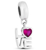 Srebrny charms LOVE PETERSON CHW-002