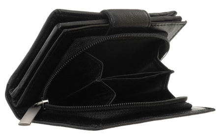 WOMEN'S leather wallet RD-04-GCL-NL Black