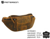 Leather bumbag PETERSON PTN 2507-HUN