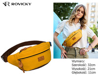 Saszetka nerka R-WB-J02 Yellow-Brown