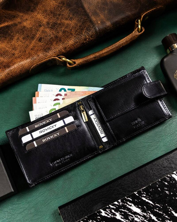 ROVICKY 22319L-RVT RFID leather wallet