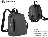 Plecak z eko skóry R-PL-6727 D.Gray