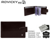 Skórzane etui na karty RFID ROVICKY TW-02-RVT D.Brown