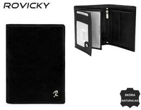 Portfel skórzany RFID ROVICKY N4-ISR-BP